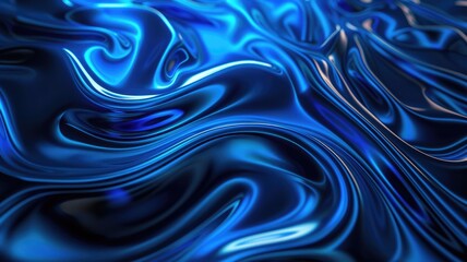 Obraz premium Abstract vivid color wave express and emphasize energetic signal. Seamless texture of vividness curve swirling convey sense of harmony and wonderful scene perfect for effect and graphic design. AIG53.