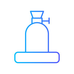 cylinder gradient icon