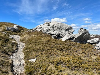 Premuzic hiking trail or Premuzic Trail - Northern Velebit National Park, Croatia or Premuzic-Wanderweg or Premuzic's Trail (Pješački planinarski put Premužićeva staza - NP Sjeverni Velebit, Hrvatska)