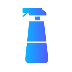 spray bottle gradient icon
