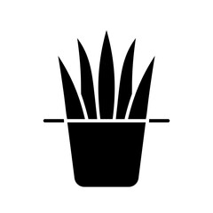 plant glyph icon