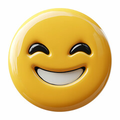 Fototapeta premium 3D Smiley Emoji Illustration