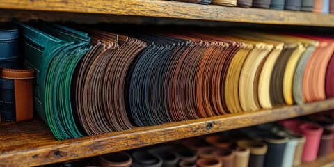 Colorful Thread Spools Side View