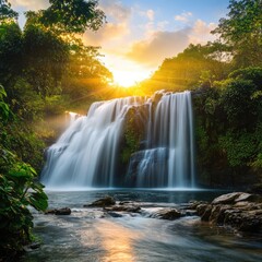 waterfall in the forest