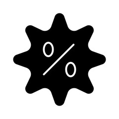discount glyph icon