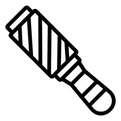 lint roller Line Icon