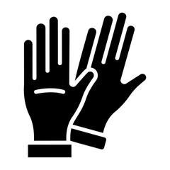 gloves Solid icon