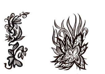 花・植物など（素材、ビジュアルアート、イラスト）