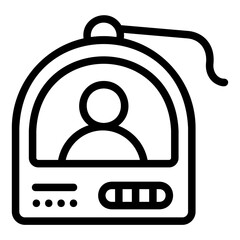 lethal gas Line Icon