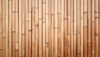 Natural Bamboo Wall　Warm Earth Tones