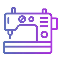 sewing machine Gradient icon