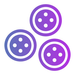 button Gradient icon