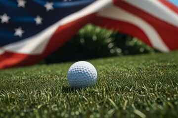 The attractive quiet golf course