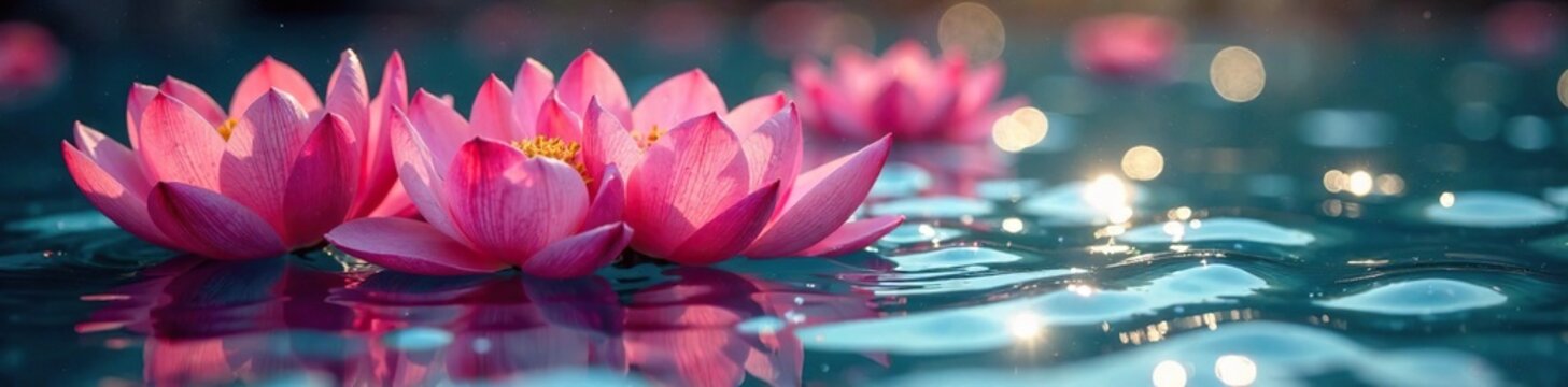 Alas abiertas del flamenco rosa sobre el agua, naturaleza, ala, laguna