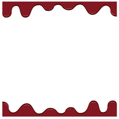 バレンタインイメージに使えるシンプルなチョコレートのイラスト素材　ベクター