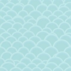 Fototapeta premium seamless pattern featuring traditional Japanese Seigaiha wave designs.