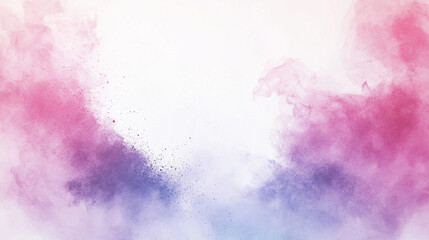 Obraz premium Soft Pink and Purple Smoke Cloud with Gradient Effect on White Background