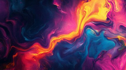 Abstract visuals blending neon lights and textured backgrounds.