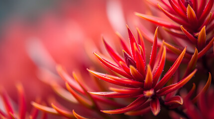 Obraz premium close up of red flower