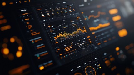 Obraz premium Enhancing efficiency with data management system analytics interface