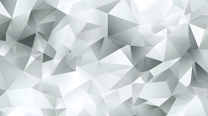 Fototapeta premium Grey and white polygon mosaic background for business and corporate use