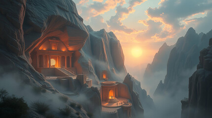 halloween night in the mountains