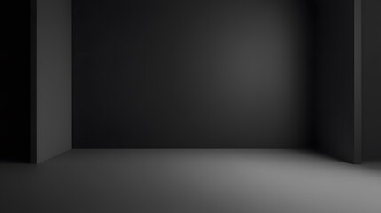 Grey gradient abstract background with space for promotional text or advertisements