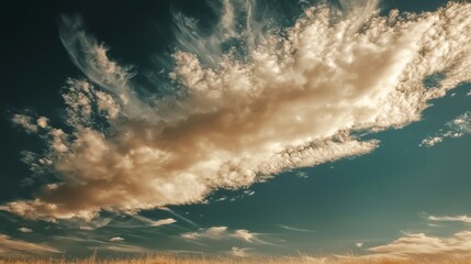 Naklejka premium Dramatic Sky Golden Hour Cloudscape Nature Photography