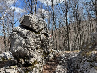 Premuzic hiking trail or Premuzic Trail - Northern Velebit National Park, Croatia or Premuzic-Wanderweg or Premuzic's Trail (Pješački planinarski put Premužićeva staza - NP Sjeverni Velebit, Hrvatska)