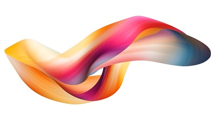 Abstract Colorful Swirling Fluid Design Art