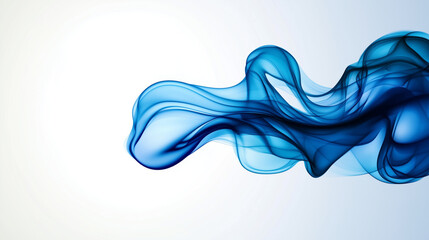 Fluid abstract background with flowing blue lines and gradients for serene effect