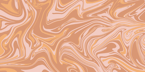 A swirling abstract background of orange and pink hues, resembling a liquid marble effect.