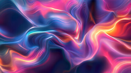Naklejka premium Abstract visuals blending neon lights and textured backgrounds.