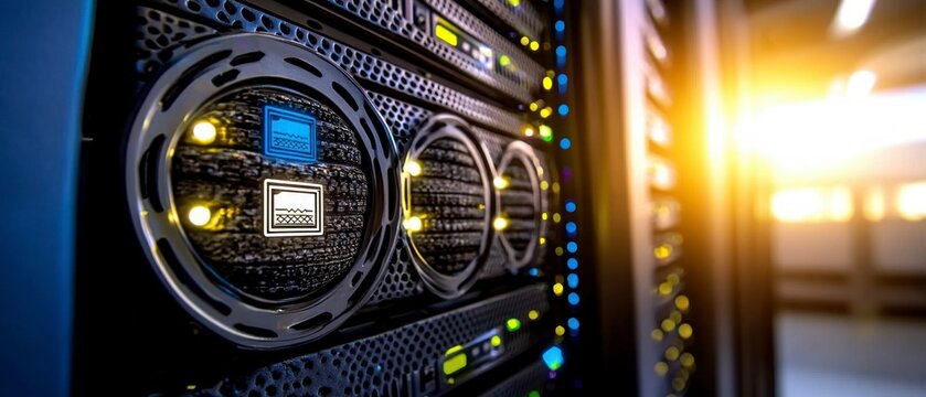 Secure Server Room Data Protection  IT Infrastructure  Network  Technology  Privacy