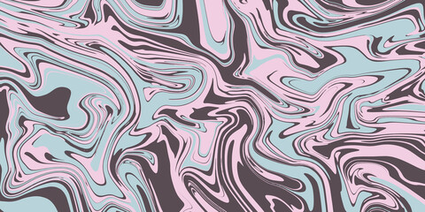 Abstract background with a psychedelic swirling paint effect in pink, blue, and black.