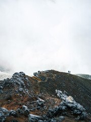 阿蘇山中岳登山道