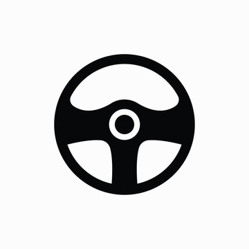 recommend clip art: Steering Wheel Icons, steering is a symbol of artificial intelligence. wheel car logo templates flat vector icon from steering wheel, steer sign . driving symbol . auto