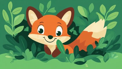 Cheerful Octopus Holding Various Sea Creatures And Shells