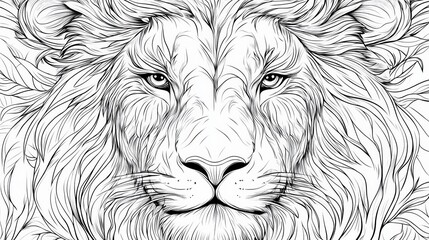 Obraz premium animal coloring page