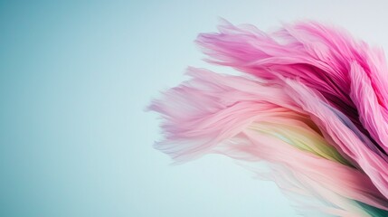 Fototapeta premium Pastel Rainbow Fabric Swirl Abstract Texture Background