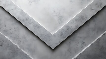 Abstract Grey Concrete Geometric Wall Design