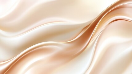 Obraz premium Elegant Flowing Silk Fabric Texture in Soft Neutral Tones