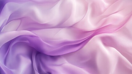 Fototapeta premium Soft Ethereal Fabric with Gentle Pink and Purple Gradient Hues