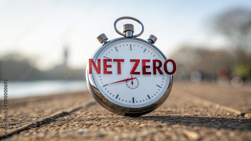 Poster a stopwatch with 