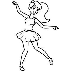 ballet dancer illustration