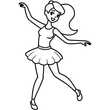 recommend clip art: ballet dancer illustration