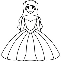 Fototapeta premium girl in dress
