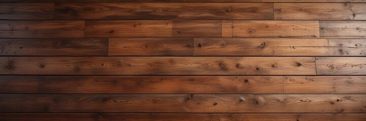 Naklejka premium Distressed brown wood wall with a natural, warm, earthy tone and subtle texture patterns, wooden plank design, wood grain pattern, warm tones.