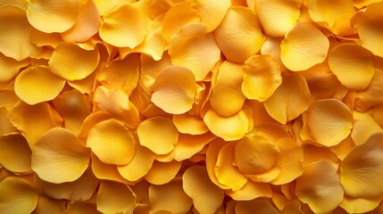 Golden Rose Petals A Beautiful Floral Display