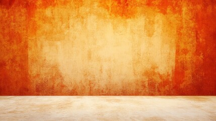 Rustic Orange Wall Background Texture
